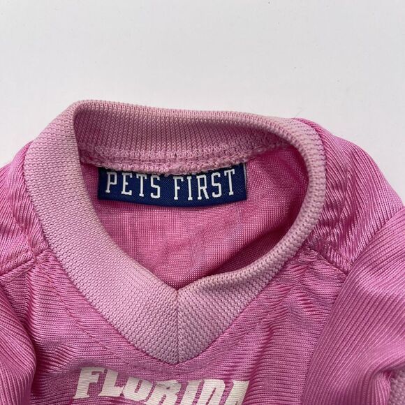 *UF UNIVERSITY OF FLORIDA GATOR NCAA MESH DOG JERSEY SIZE X- Small PINK - Picture 3 of 5